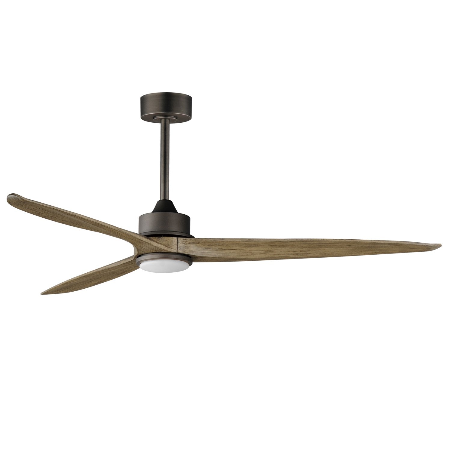 Woodwind 80" Solid Wood Blade Fan W Led Light Kit by Maxim