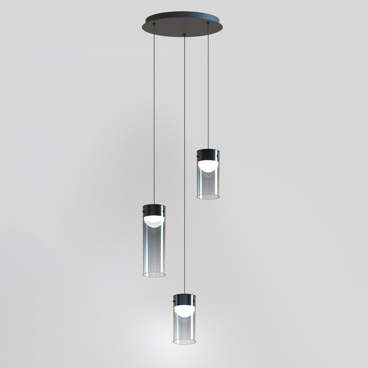 Smoke 3-Light Led Pendant