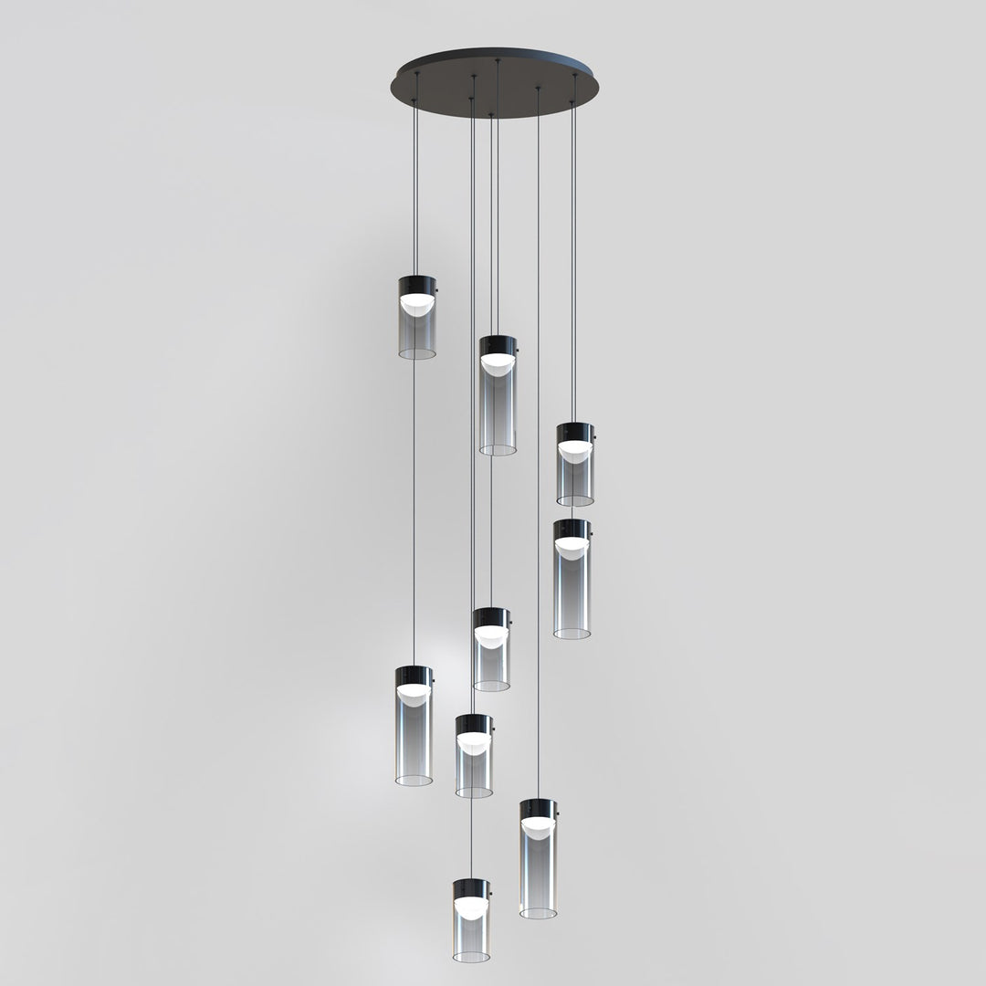 Smoke 9-Light Led Pendant