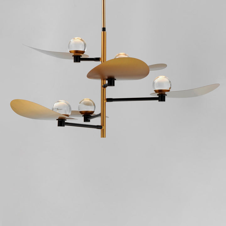 6-Light Led Chandelier by ET2