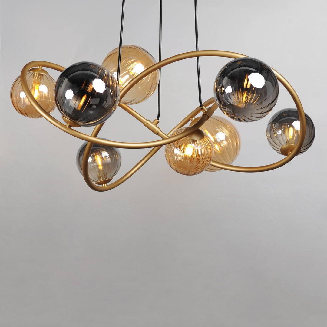8-Light Led Chandelier by ET2