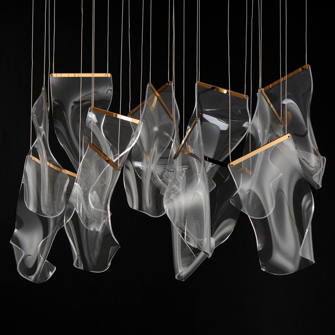 13-Light Rectalinear Led Pendant by ET2