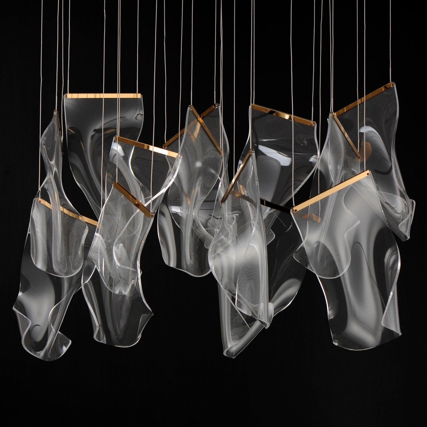 13-Light Rectalinear Led Pendant by ET2