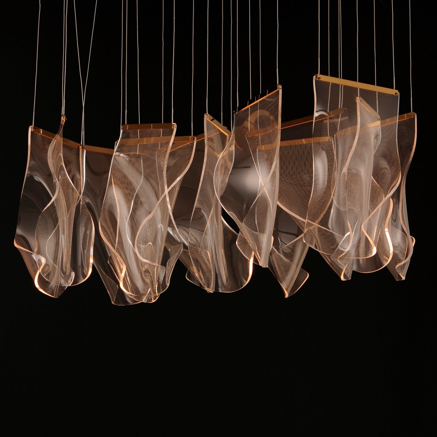 13-Light Rectalinear Led Pendant