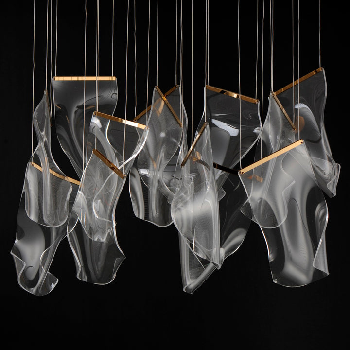 13-Light Rectalinear Led Pendant
