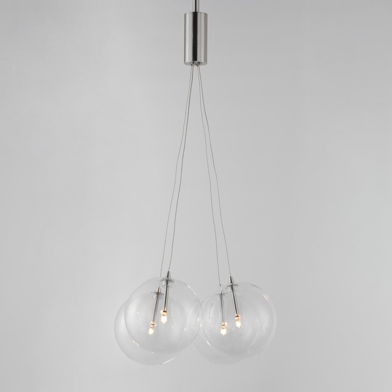 4-Light Led Pendant - Clear