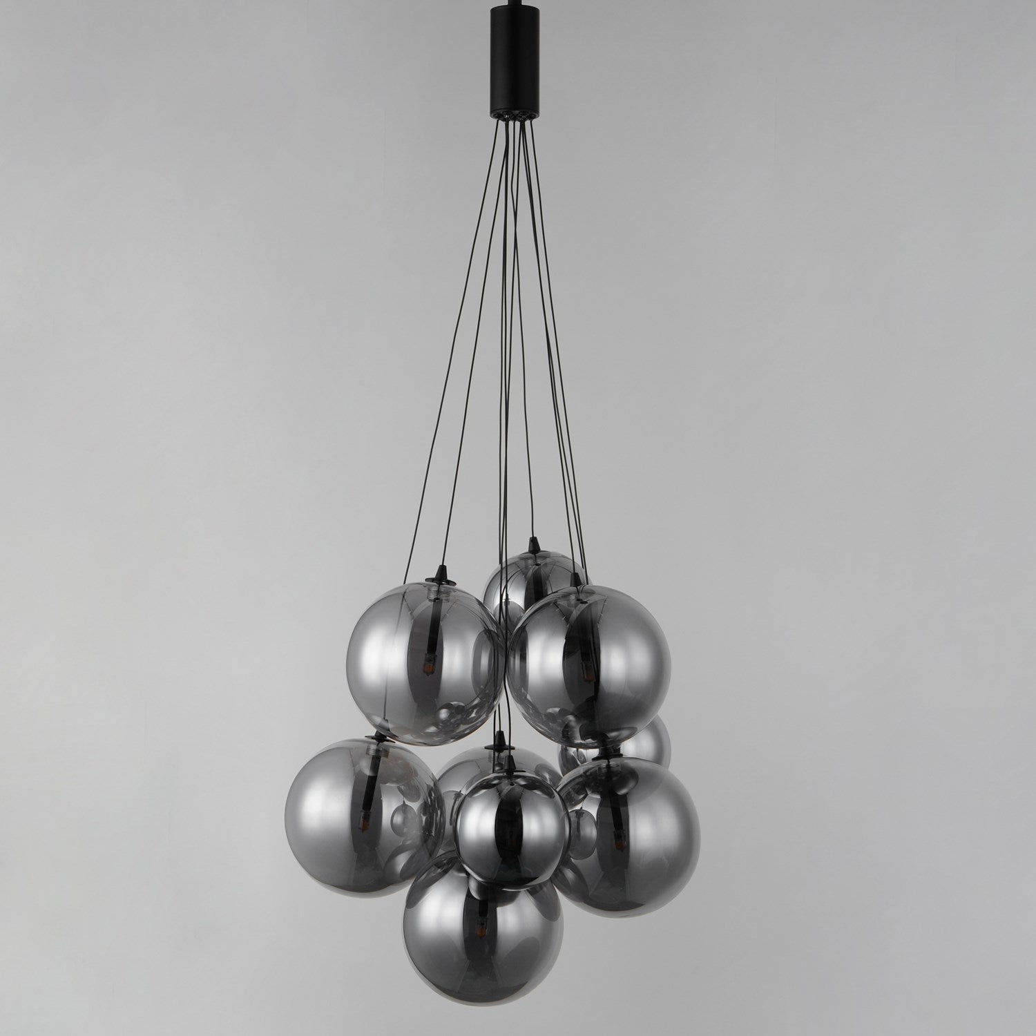 9-Light Led Pendant - Smoke