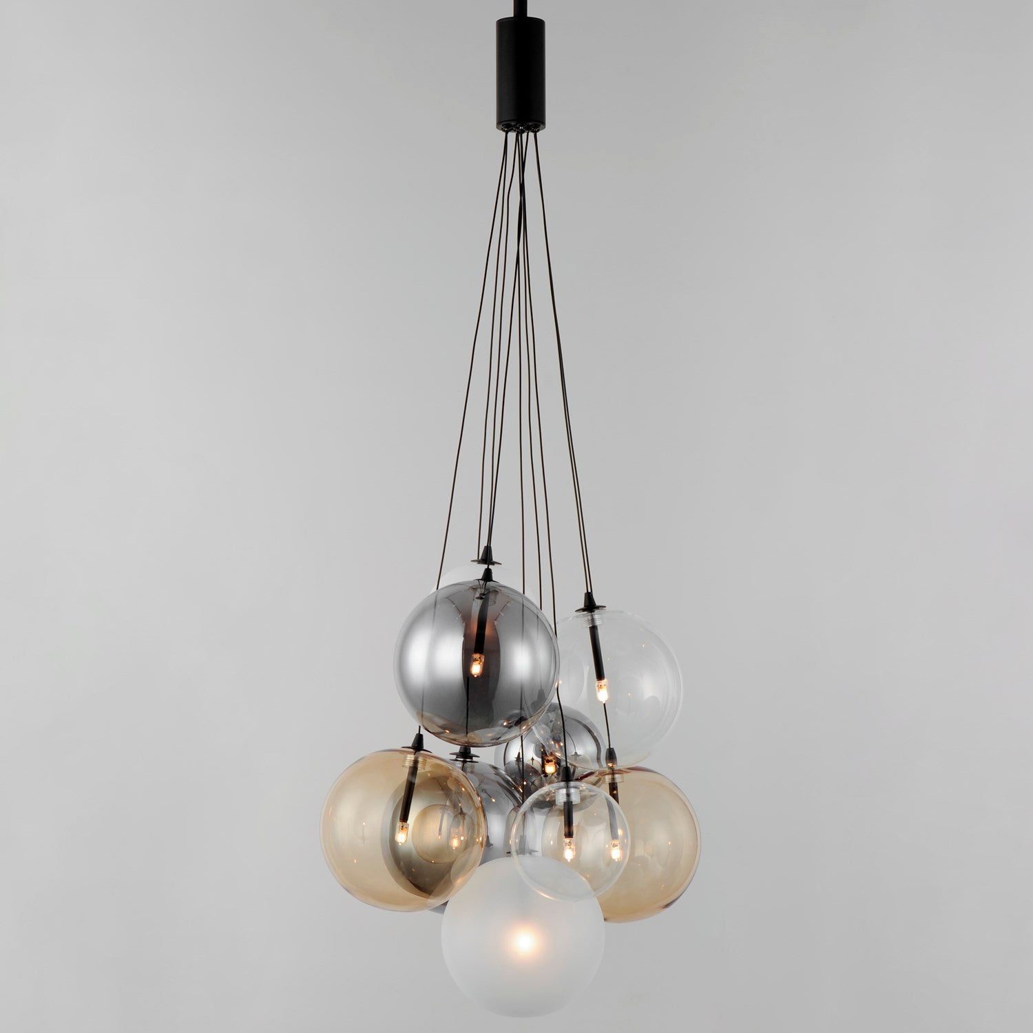 9-Light Led Pendant - Mixed