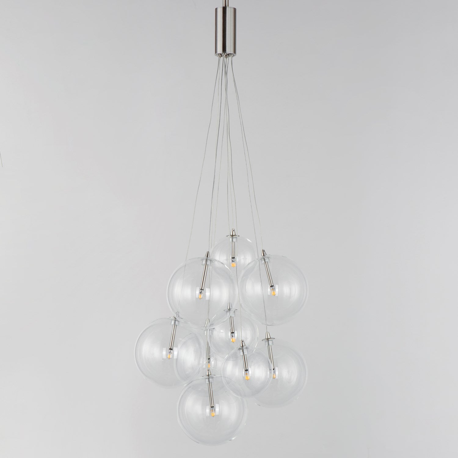 9-Light Led Pendant - Clear