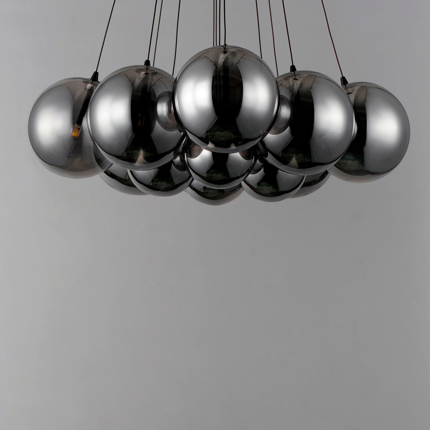12-Light Led Pendant - Smoke
