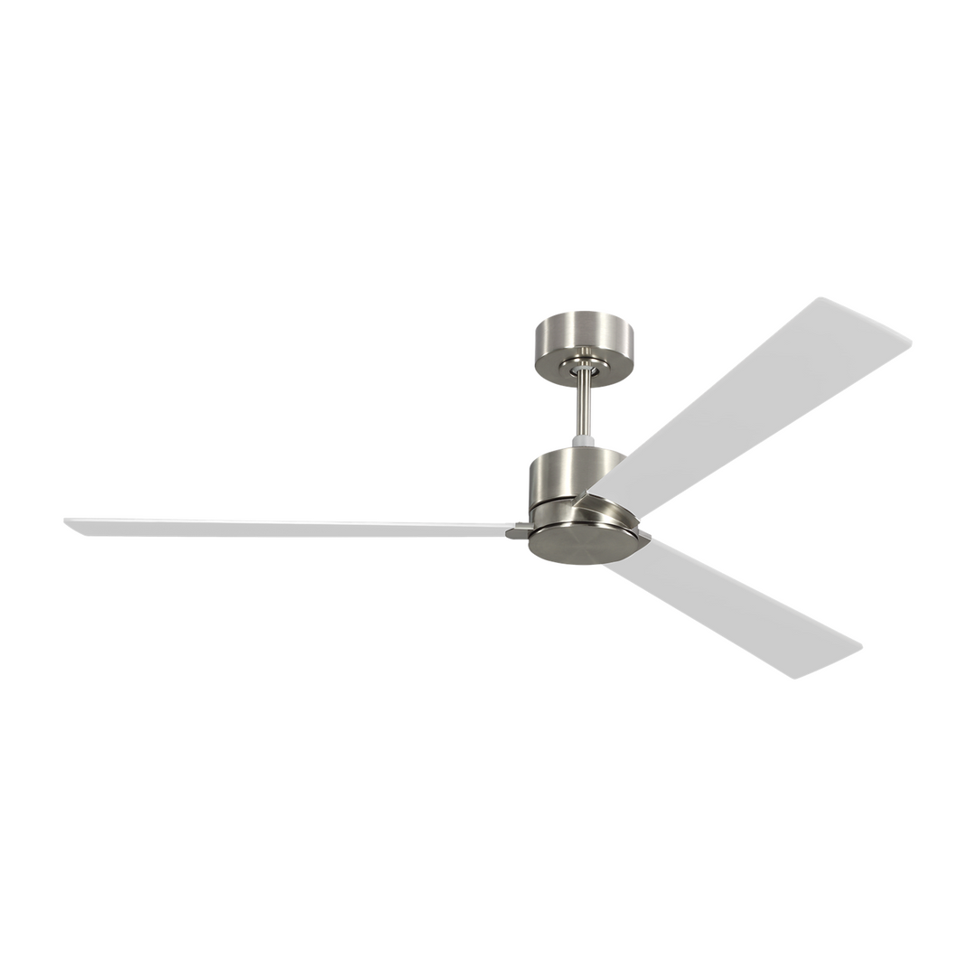 Rozzen Smart 60 Ceiling Fan In Brushed Steel by VC Fan Collection