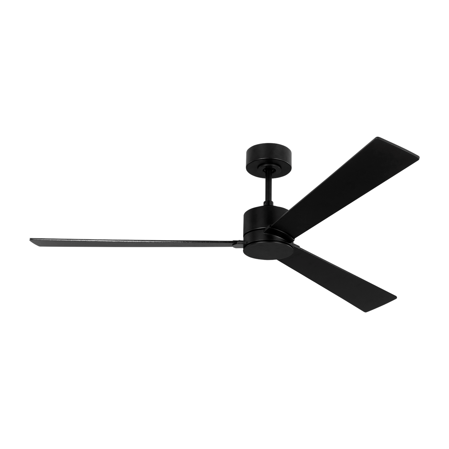 Rozzen Smart 60 Ceiling Fan In Midnight Black by VC Fan Collection