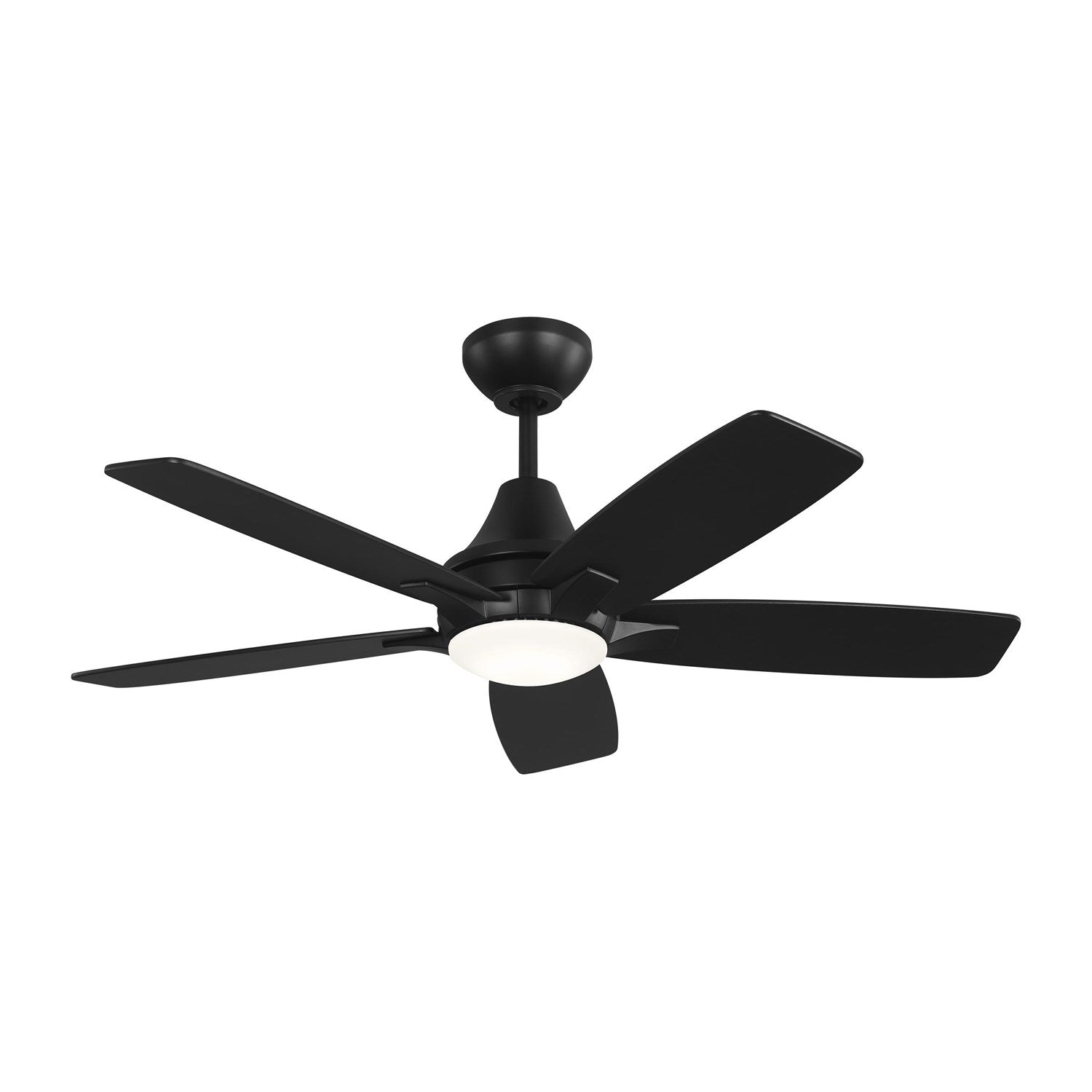 Lowden 44 Led Ceiling Fan In Midnight Black by VC Fan Collection