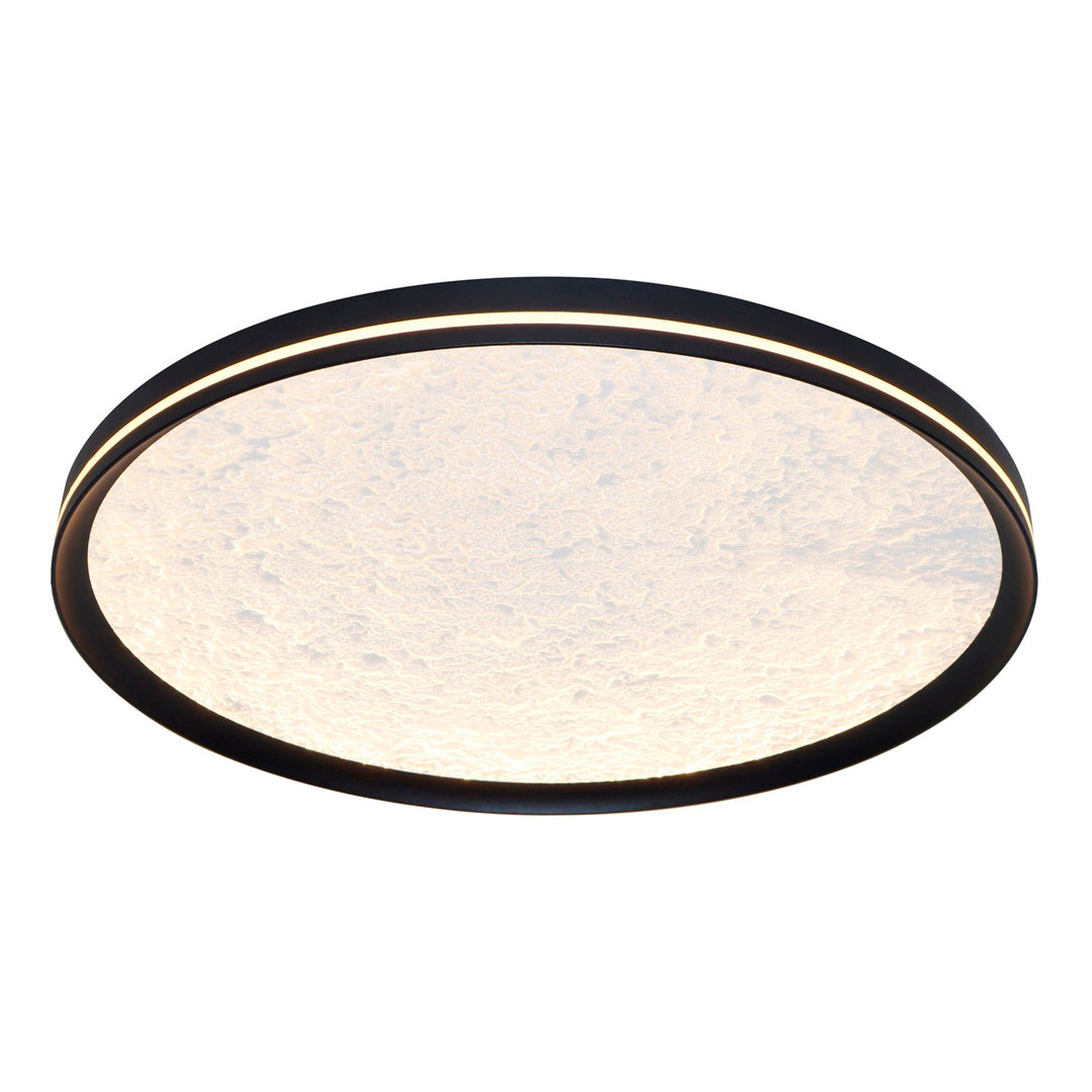 Integrated Led Flush Mount 20", Black by Artcraft