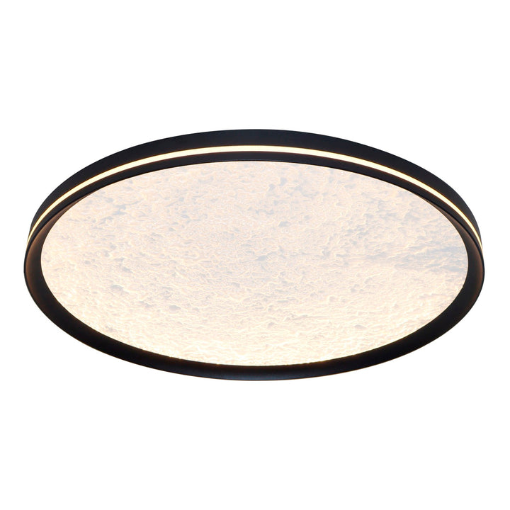 Integrated Led Flush Mount 20", Black by Artcraft
