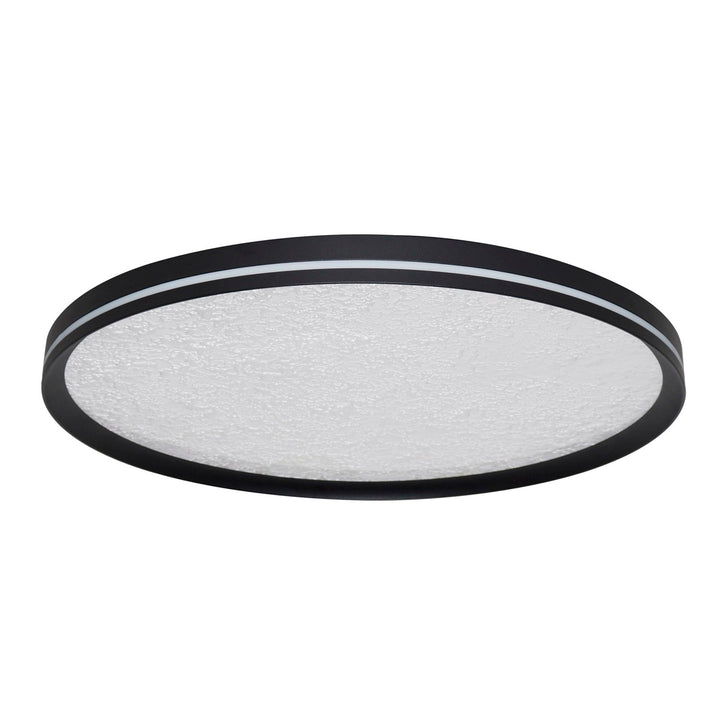 Integrated Led Flush Mount 20", Black