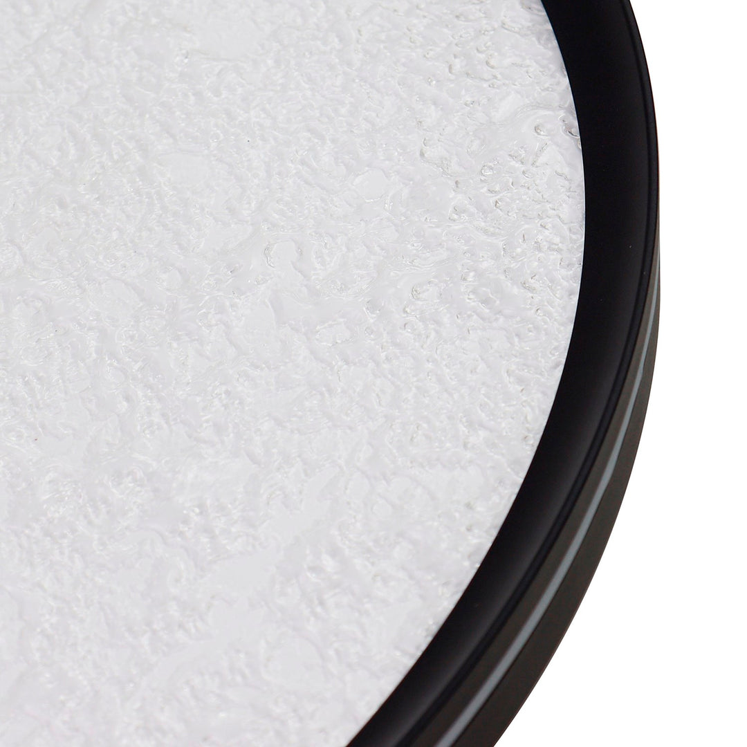 Integrated Led Flush Mount 20", Black