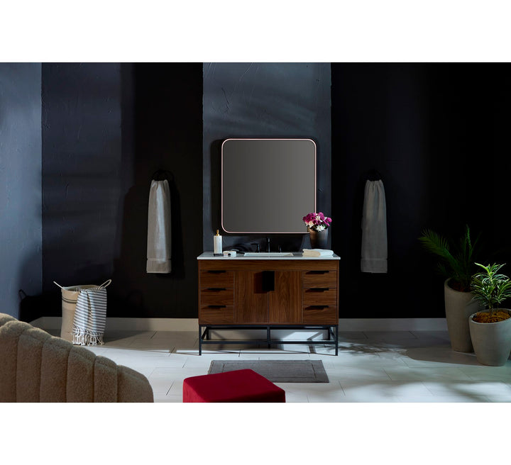 18X24 Led Mirror Black