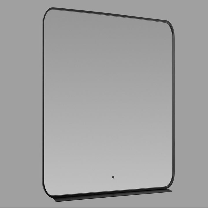 24X36 Led Mirror Black by Oxygen Lighting