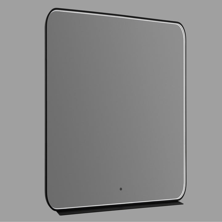 24X36 Led Mirror Black