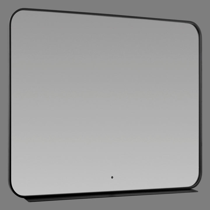 36X36 Led Mirror Black by Oxygen Lighting