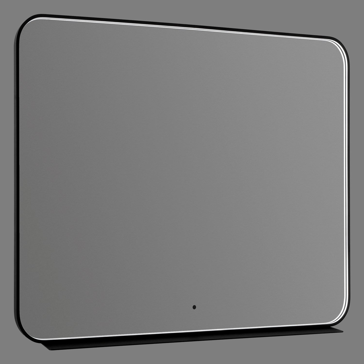 36X36 Led Mirror Black