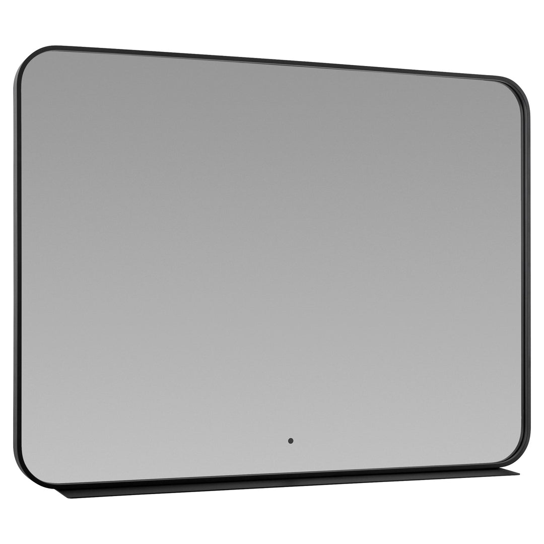 48X36 Led Mirror Black by Oxygen Lighting