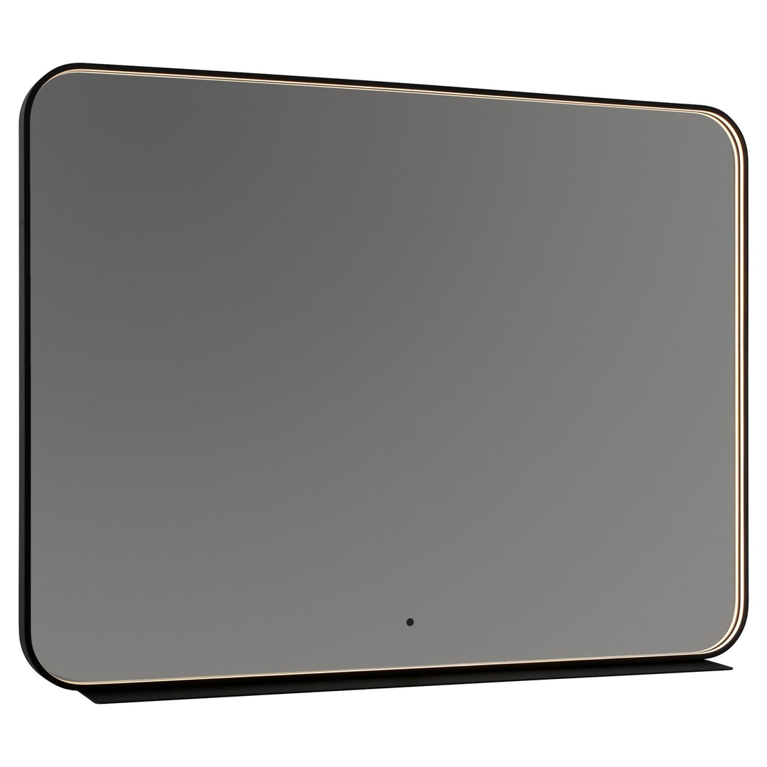 48X36 Led Mirror Black
