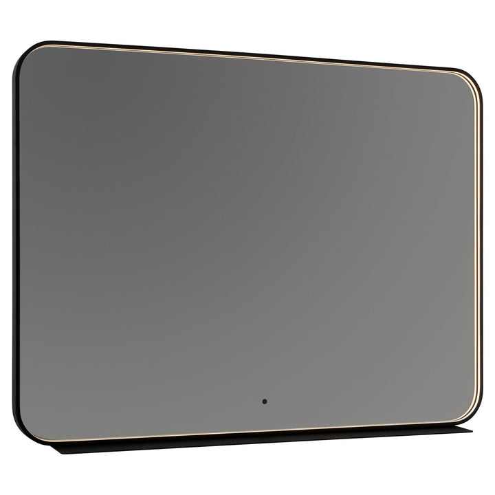 48X36 Led Mirror Black