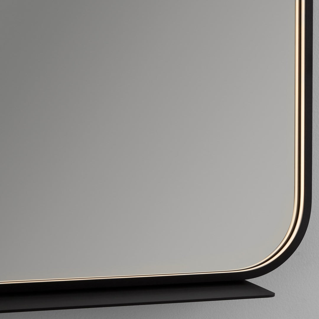 48X36 Led Mirror Black