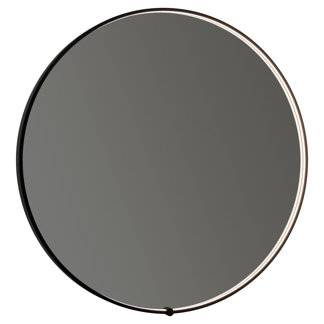 30X30 Led Mirror Black