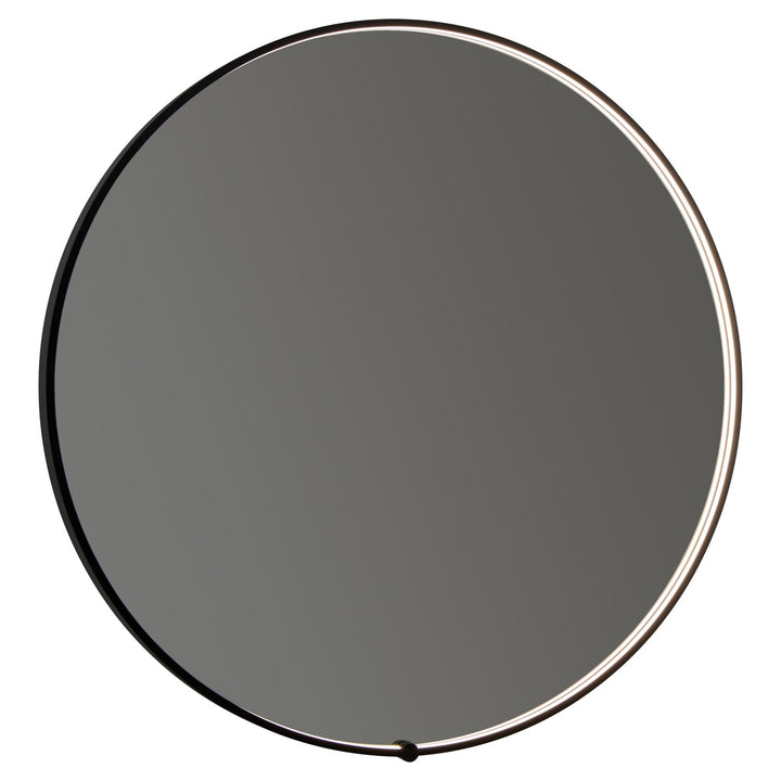 30X30 Led Mirror Black
