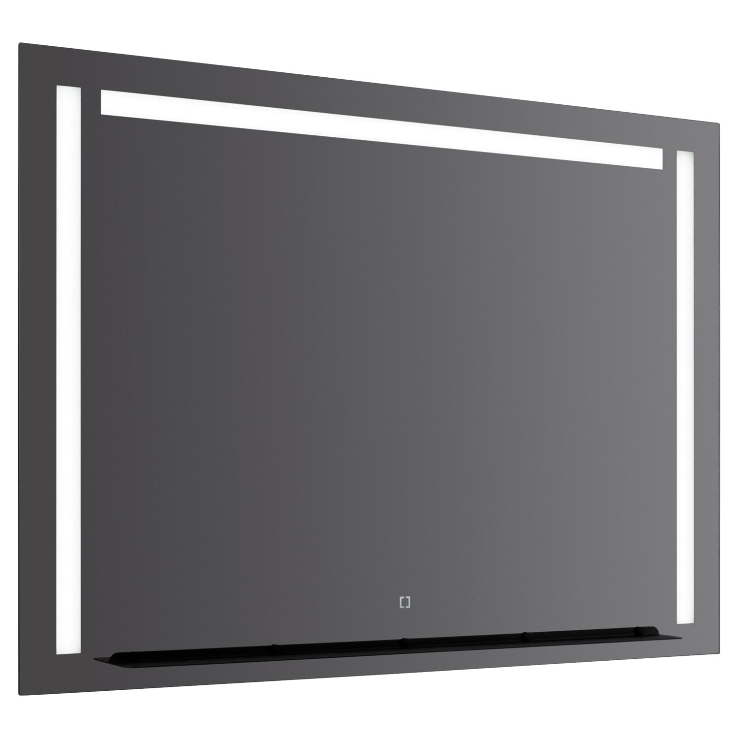 36X36 Led Mirror Black