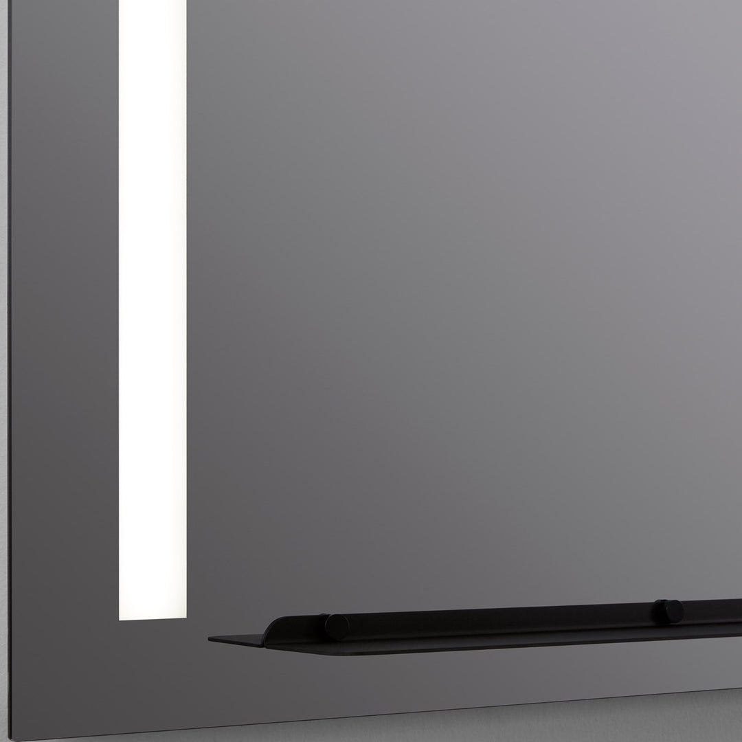48X36 Led Mirror Black