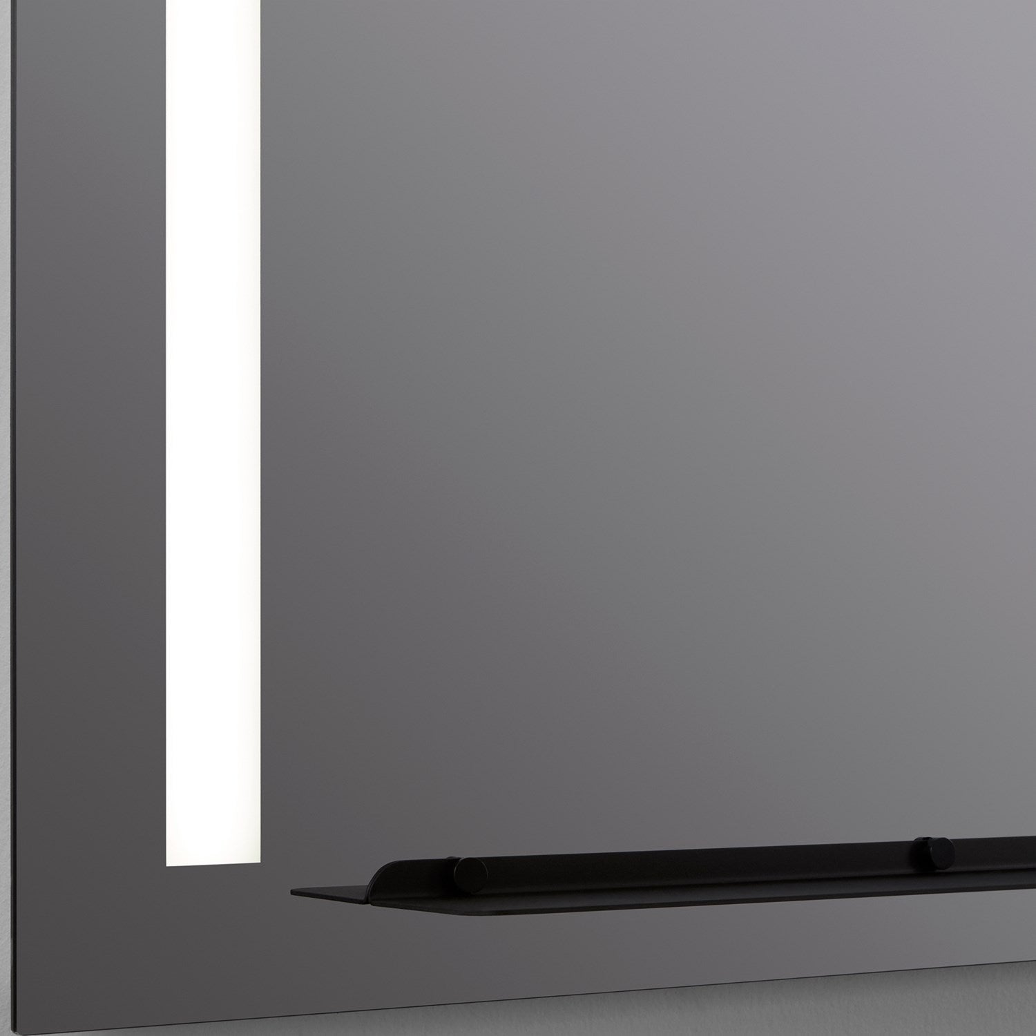 48X36 Led Mirror Black