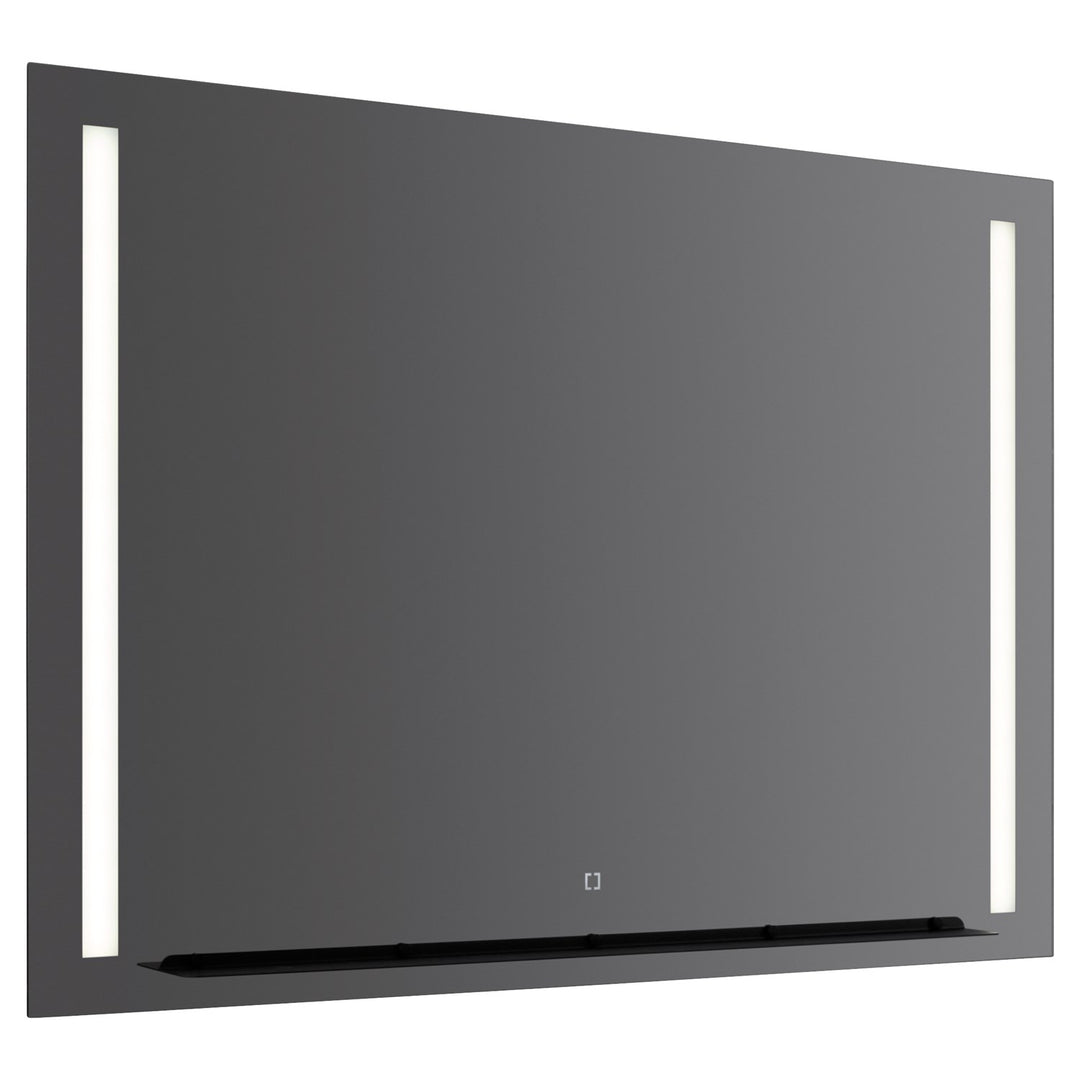 48X36 Led Mirror Black