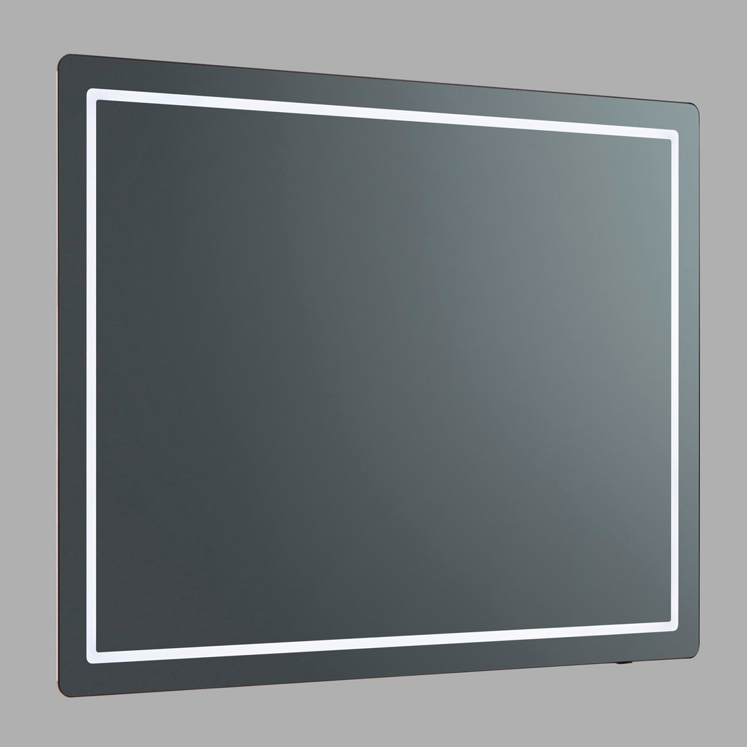 36X36 Led Mirror Black