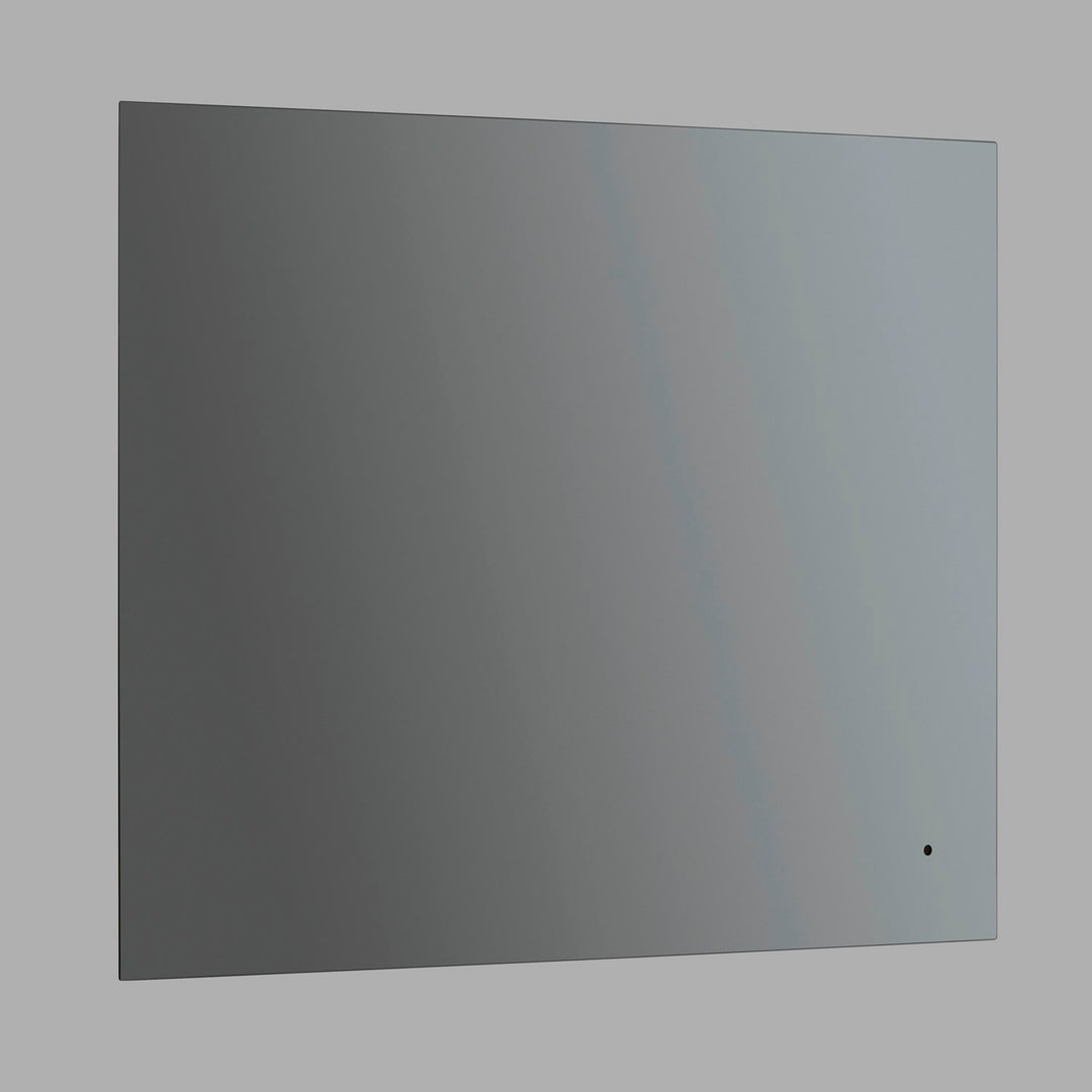 36X36 Led Mirror Black by Oxygen Lighting