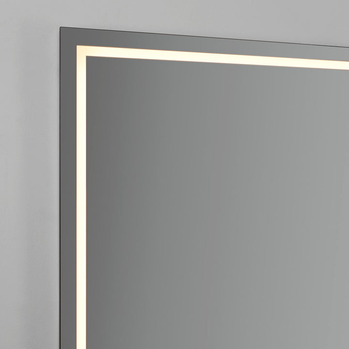 36X36 Led Mirror Black