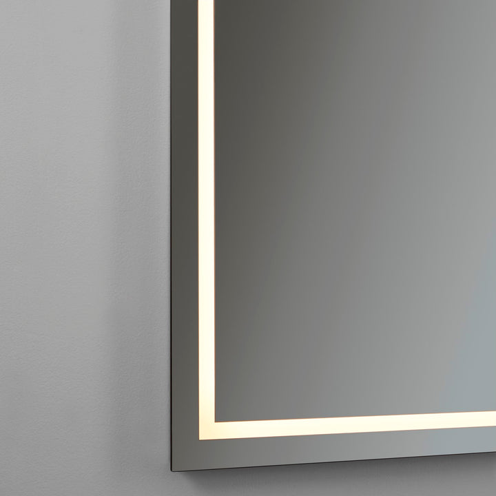 36X36 Led Mirror Black