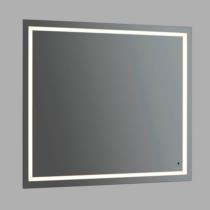 36X36 Led Mirror Black