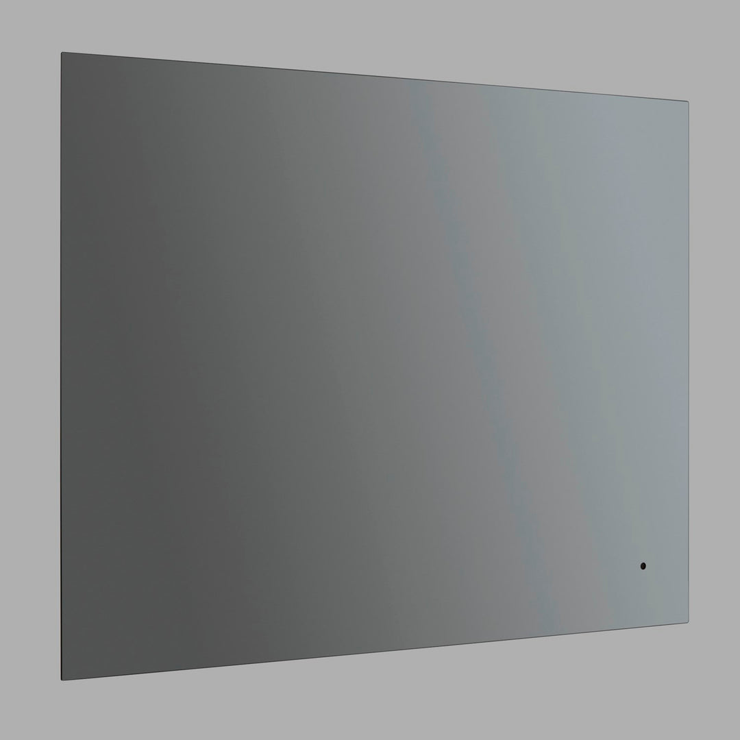 48X48 Led Mirror Black by Oxygen Lighting
