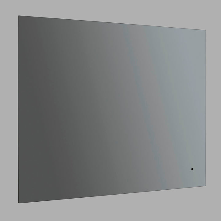 48X48 Led Mirror Black by Oxygen Lighting