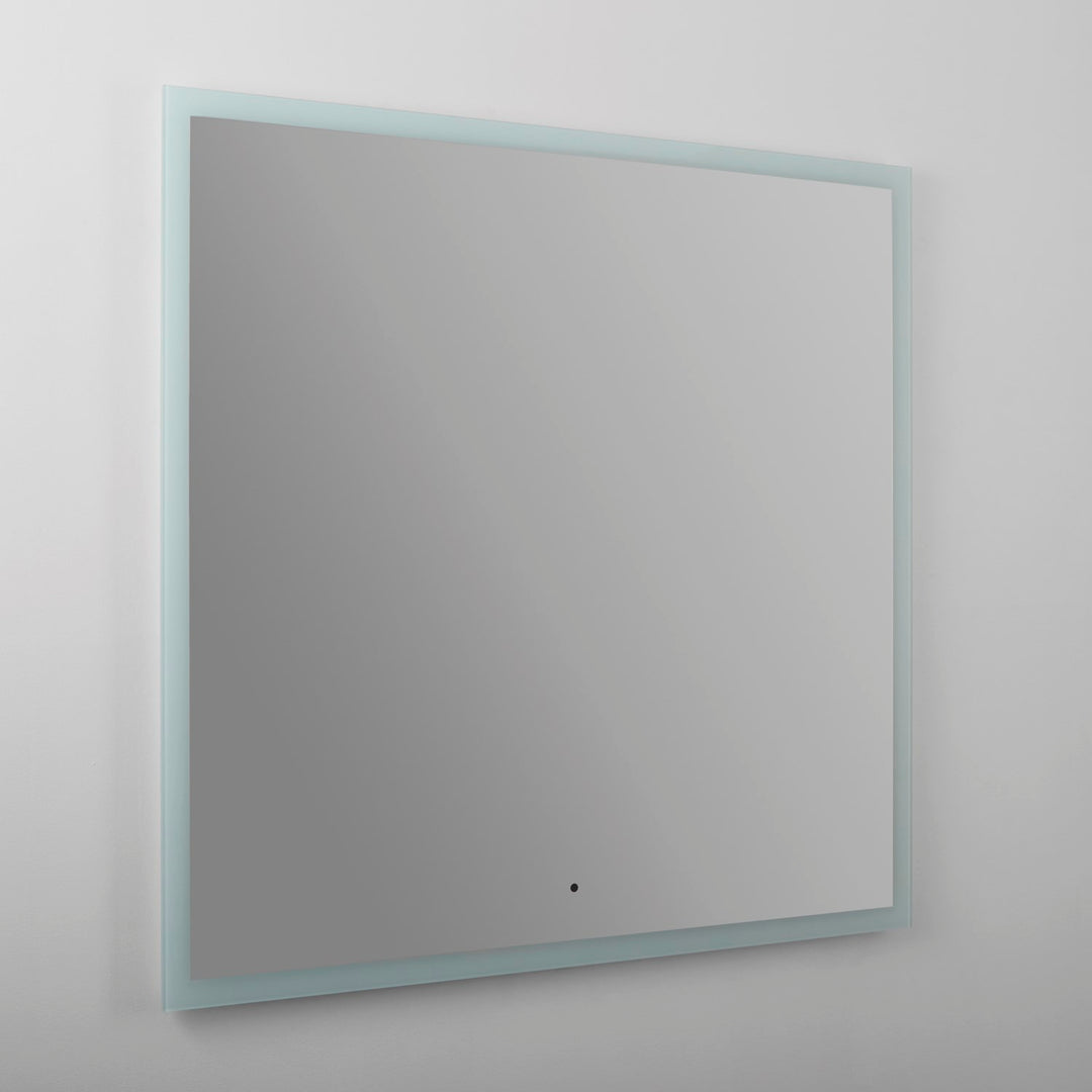 36X36 Led Mirror Black by Oxygen Lighting