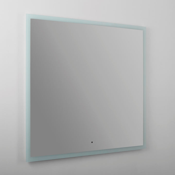 36X36 Led Mirror Black by Oxygen Lighting