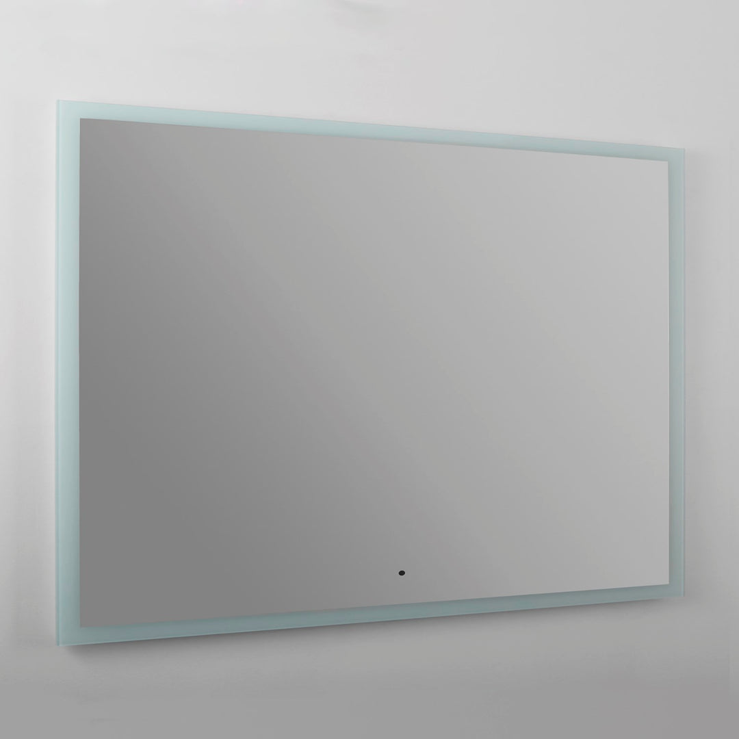 48X36 Led Mirror Black by Oxygen Lighting