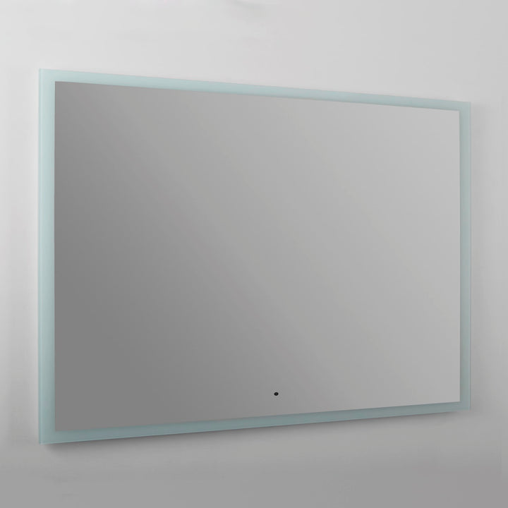 48X36 Led Mirror Black by Oxygen Lighting