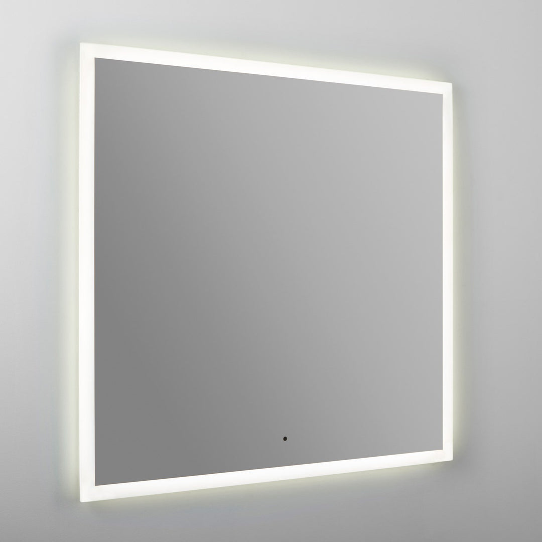 48X48 Led Mirror Black by Oxygen Lighting