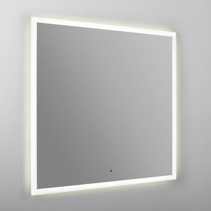 48X48 Led Mirror Black by Oxygen Lighting