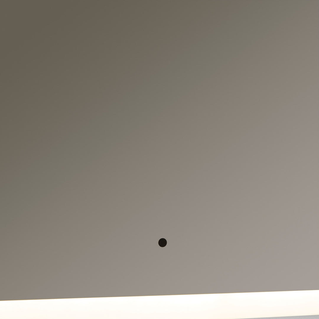 48X48 Led Mirror Black